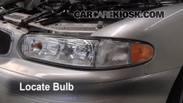 2004 Buick Century Custom 3.1L V6 Éclairage Feux de croisement (remplacer l'ampoule)